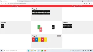 Juego UNO en HTML CSS y JavaScript UNO Game