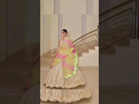 Shivangi joshi (Nayra) engagement look her sister #shivangijoshi #shivangijoshilifestyle