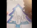 Winter snowman easy coloring page for kids free printable