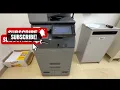 How to replace fuser and clear error code H4-02 on a Sharp BP-70C45