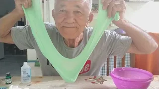 Fiz uma Slime Verde q uma fã pediu