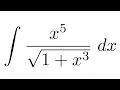 Integral of x 1 x 3 substitution