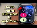 How to turn on Silent mode in Apple Watch