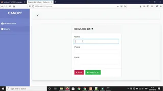 CRUD API Python Flask Angular Mysql