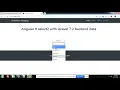 Angular 9 Laravel 7 Select2 with backend data