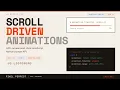 CSS Scroll Animations - Modern CSS Killed Your Scroll Event Listeners