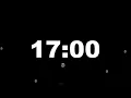 17 Minute Timer with Alarm Full Screen Minimalist Countdown - ClockUnit