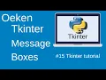 Creating Message Boxes with Tkinter and Python part-15