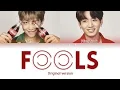 BTS JUNGKOOK & RM - FOOLS (Original Ver.) LYRICS (Color Coded Eng)