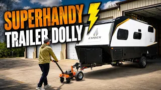 SuperHandy Electric Trailer Dolly Effortless Trailer Maneuvering for RVs Boats Utility Trailers