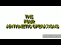 The four basic arithmetic operations