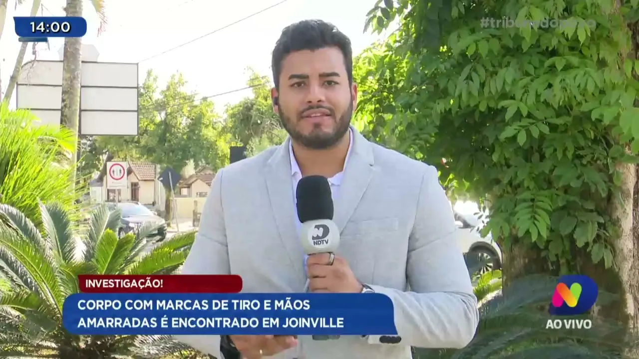 Investigação: corpo com marcas de tiro e mãos amarradas é encontrado em Joinville