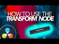 How to use the Transform Node in Davinci Resolve 16