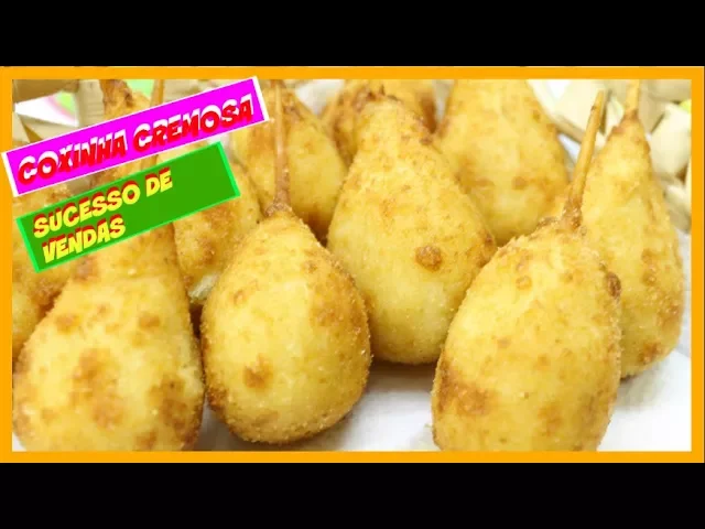 COXINHA CREMOSA SUCESSO DE VENDAS KDELICIACOZINHA