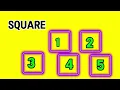 Educational on shapes Easy learning for young minds