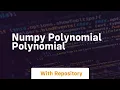 numpy polynomial polynomial