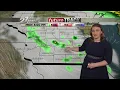 Cooler Sunday with a rainy morning more rain chances on the way
