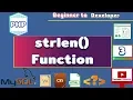String Function - Strlen String Length function PHP Tutorials for beginners