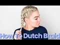 Download Lagu How To Dutch Braid Your Own Hair Step By Step For Complete Beginners - FULL TALK THROUGH