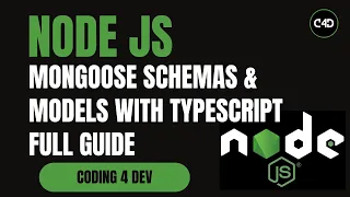 Mongoose Schemas Models with TypeScript - Full Guide for Beginners
