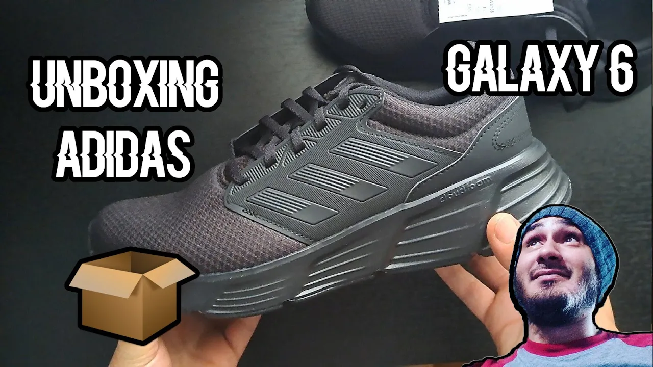 UNBOXING ADIDAS GALAXY 6 NEGRAS PARA HOMBRE😎💪