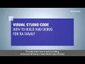Visual Studio Code How to Build and Debug for RA Family