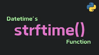 How to Format Dates and Times in Python with strftime