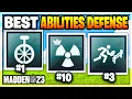 THE 10 BEST ABILITIES YOU CAN RUN ON DEFENSE IN MADDEN 23 ULTIMATE TEAM
