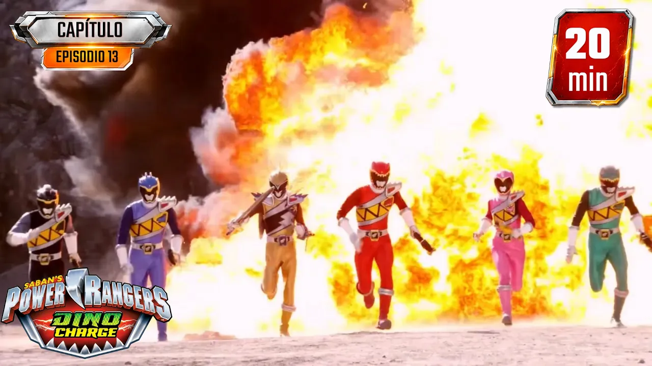 Sincronizar o fallar | Dino Charge E13 | Episodio Completo | Power Rangers para Niños