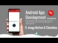 Android studio for beginners Image Button Checkbox Hindi Tutorial 2019