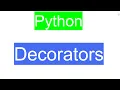 Decorators in Python