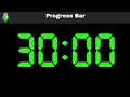30 Minute Countdown Timer with Music and Progress Bar