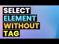 Select Text without Tag in jQuery DOM Manipulation