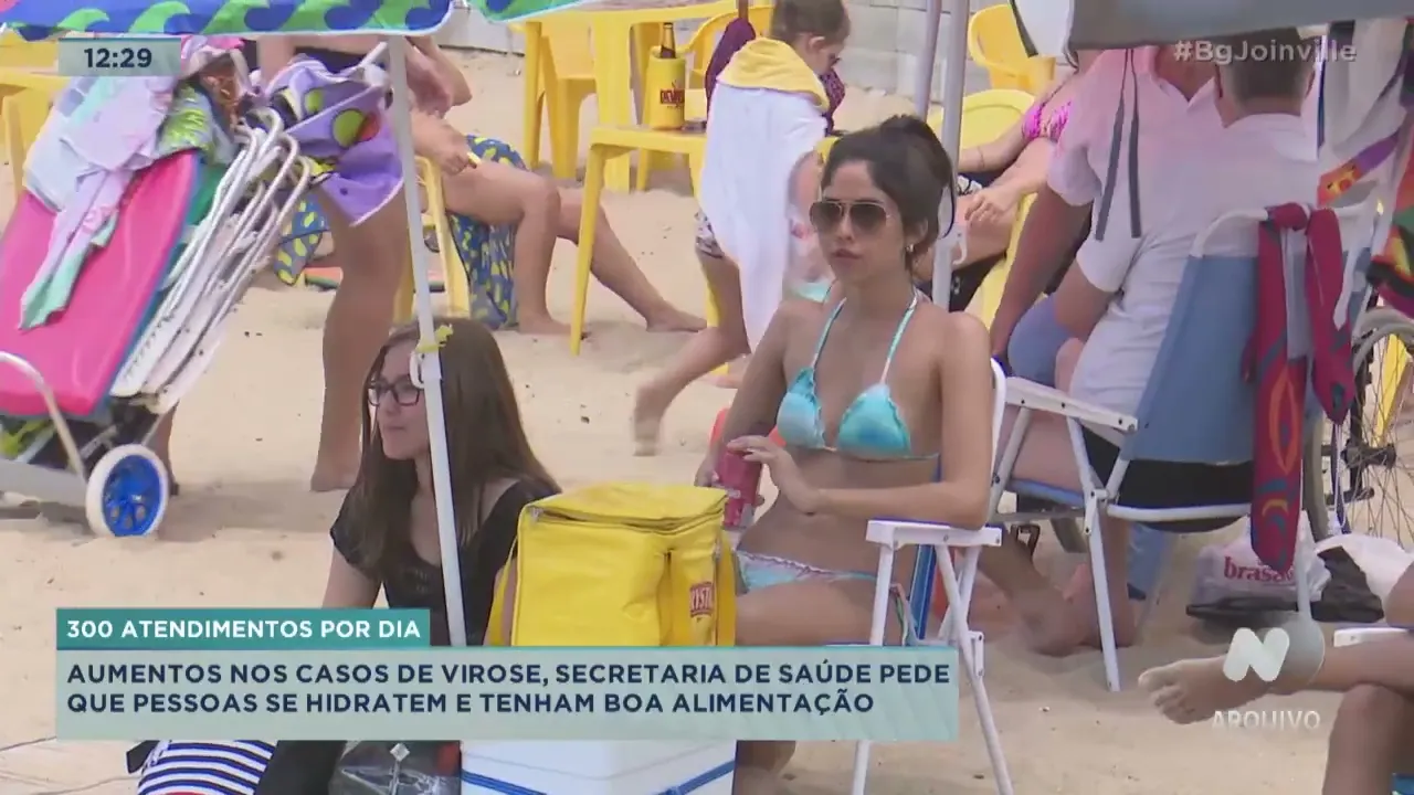 300 atendimentos dia: aumentos nos casos de virose, Secretaria de Saúde pede que pessoas se hidratem