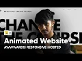 Design an Animated Website and Stand Out in College Front-End Minor Project 2023