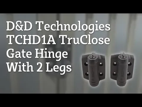 Truclose Gate Hinges Heavy Duty Self-Closing Metal Gate Hinge