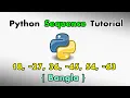 Python l Sequence Programming l Tutorial l Bangla l 2020 l Step by step