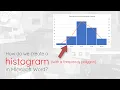 Creating a histogram and with a frequency polygon in Microsoft Word