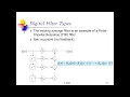 DSP Lecture 15 - Digital Filters 1
