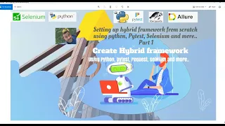 Creating Hybrid framework from scratch using pytest python selenium request and more