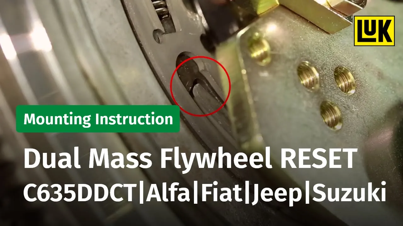 Resetting the Dual Mass Flywheel tension ring |C635 DDCT Transmission|Alfa Romeo|Fiat|Jeep|Suzuki