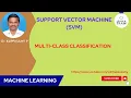 50 Support Vector Machine SVM Multi-class Classification