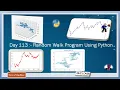 Day 113 Random Walk Program Using Python