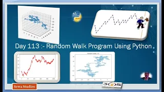 Day 113 Random Walk Program Using Python