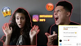 READING MY GIRLFRIEND S INSTAGRAM DMs SHOCKING