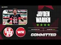 WATCH 4-star WR Jayden Warren Commits to the Houston Cougars LIVE on 247Sports No 21 Overall WR