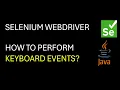 Selenium WebDriver How to Perform Keyboard Actions in Selenium