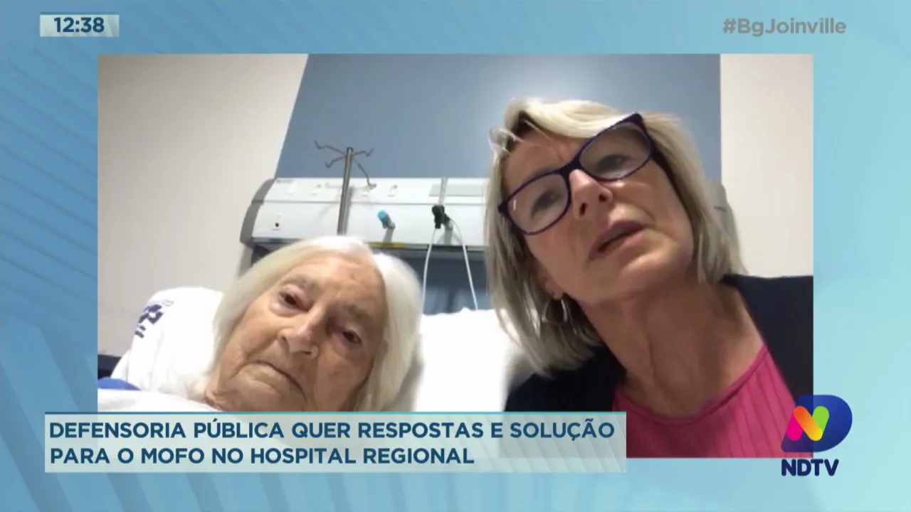 Defensoria Pública quer respostas e solução para o mofo no Hospital Regional de Joinville