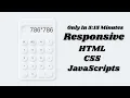 How To Create Calculator Using HTML CSS JavaScript Neumorphic Responsive Simple Calculator