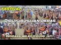 Lagu DIGUYUR HUJAN DERAS VARIASI FESTIVAL GENDANG BELEQ KIDUNG JATI TETAP BERLANGSUNG